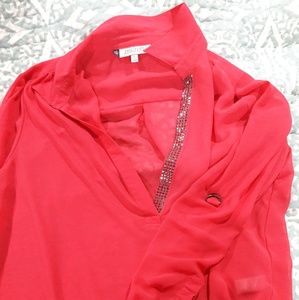 Jennifer Lopez ladies sheer dress shirt